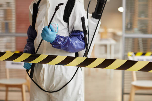 Professional Biohazard Cleanup technician working in Cortland, IL